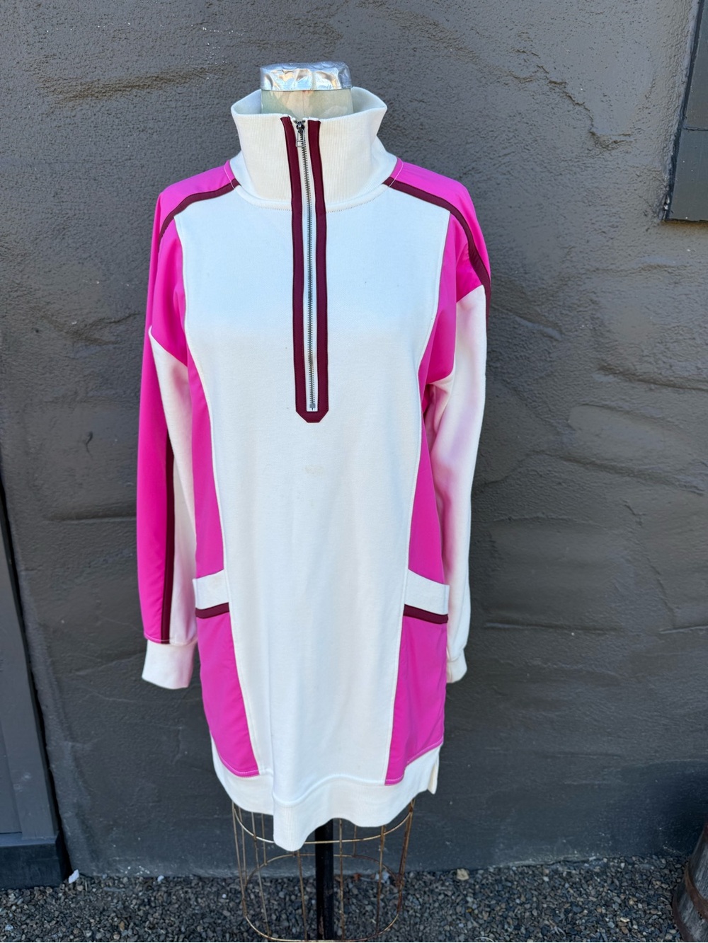 Anthropologie Daily Practice Long Sleeve Colorblock Tunic Dress